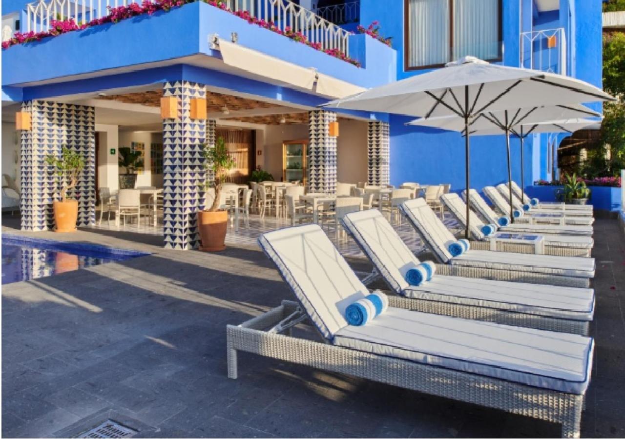 פוארטו ואלארטה Hotel Luxury Patio Azul (Adults Only) מראה חיצוני תמונה The pool at the Bel Air Hotel