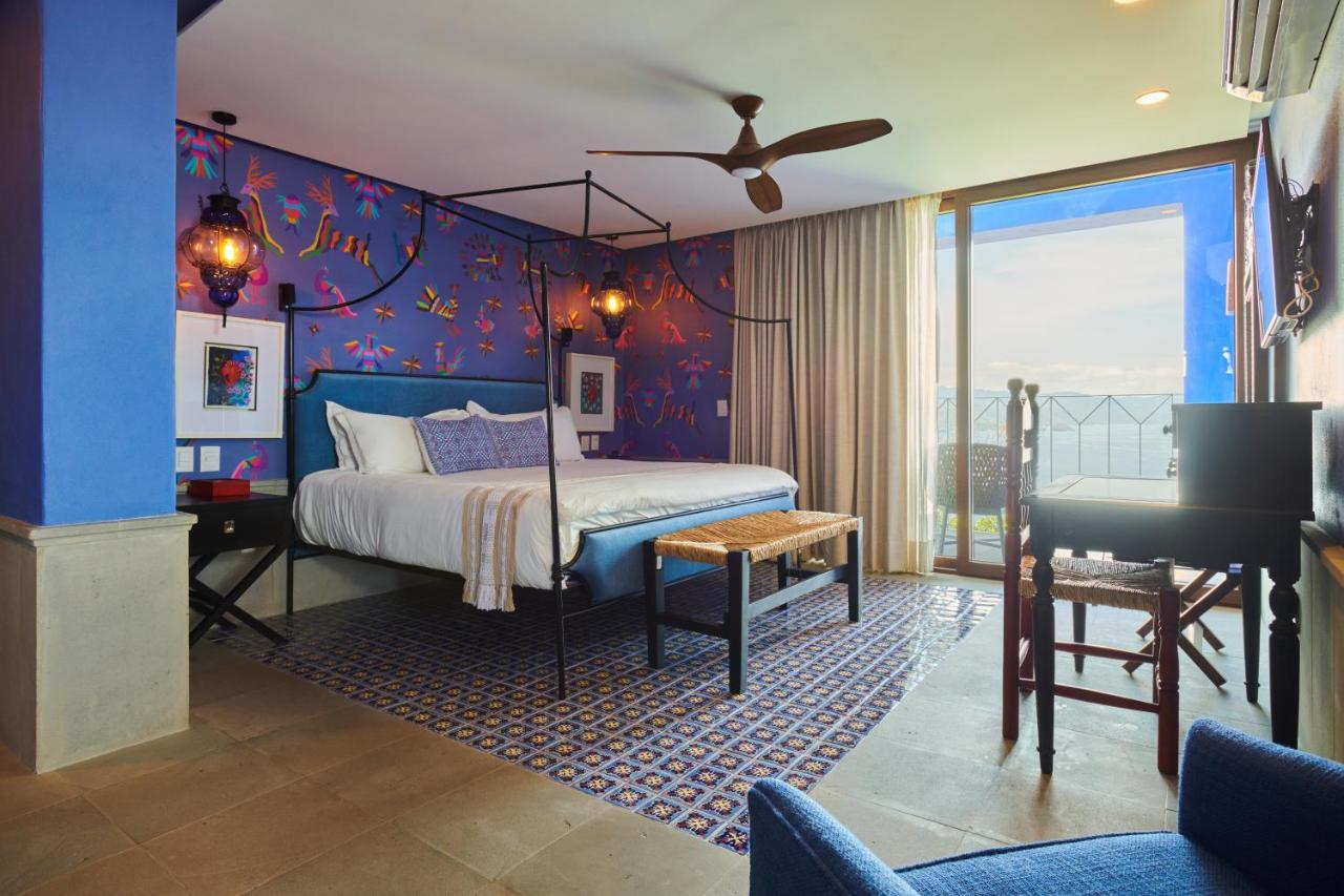 פוארטו ואלארטה Hotel Luxury Patio Azul (Adults Only) מראה חיצוני תמונה A bedroom at the hotel
